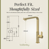 Chara Kitchen Mono Mixer Tap - Multiple Lever and Finishes Available