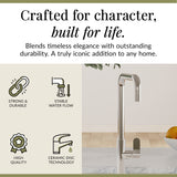 Kuma Kitchen Mono Mixer Tap - Multiple Handles and Finishes Available