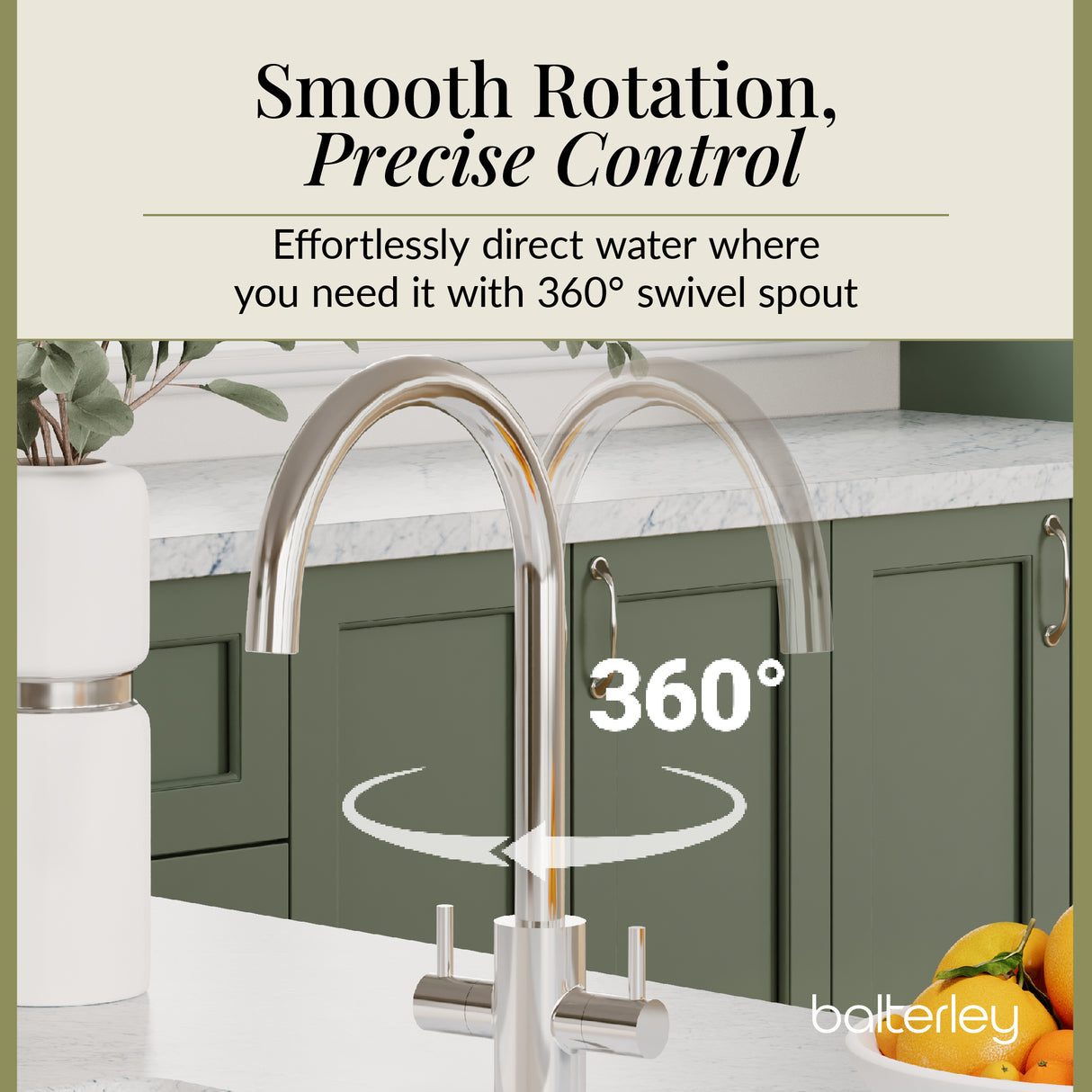 Lacerta Kitchen Mono Mixer Tap - Multiple Finish and Handle Options Available