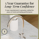 Lacerta Kitchen Mono Mixer Tap - Multiple Finish and Handle Options Available