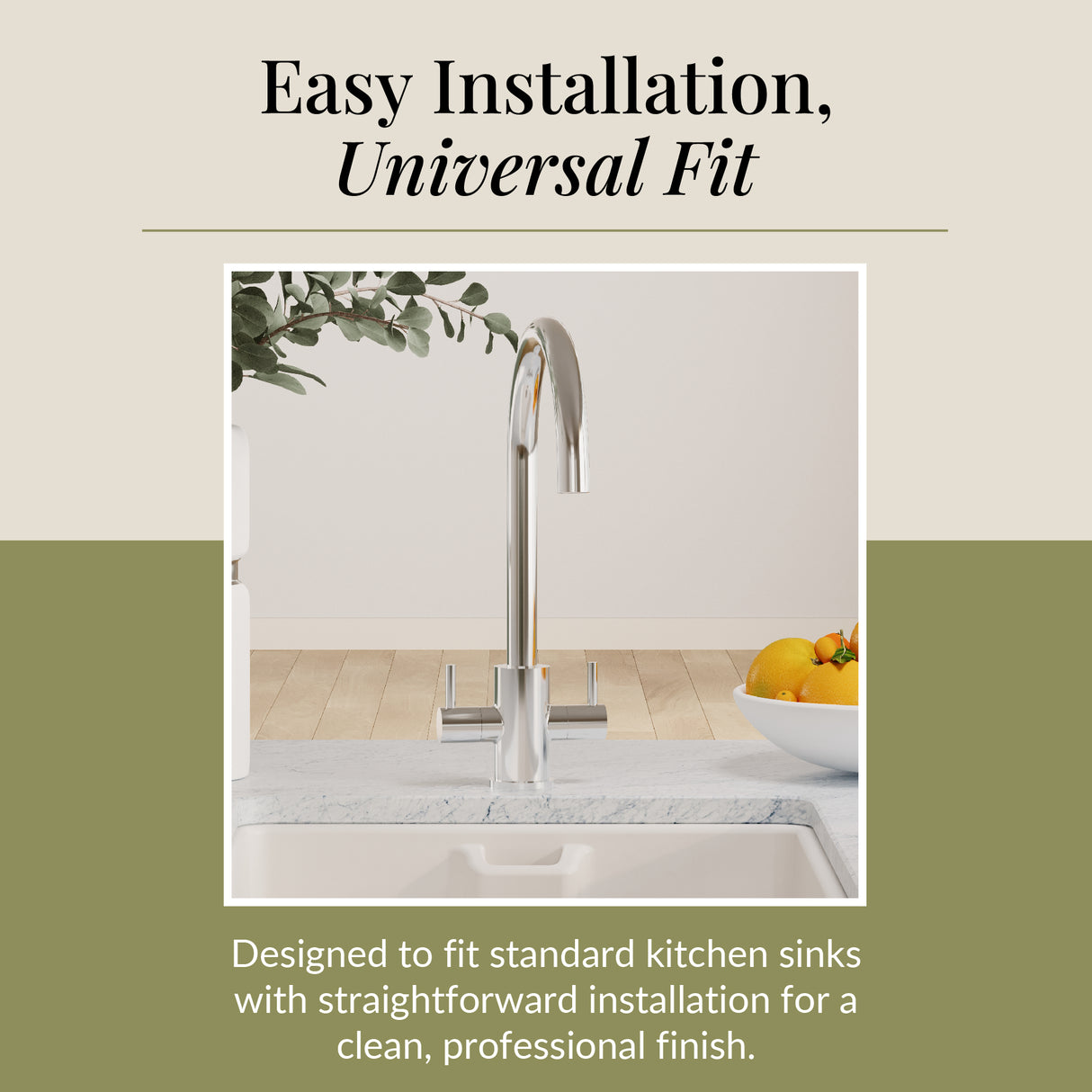 Lacerta Kitchen Mono Mixer Tap - Multiple Finish and Handle Options Available