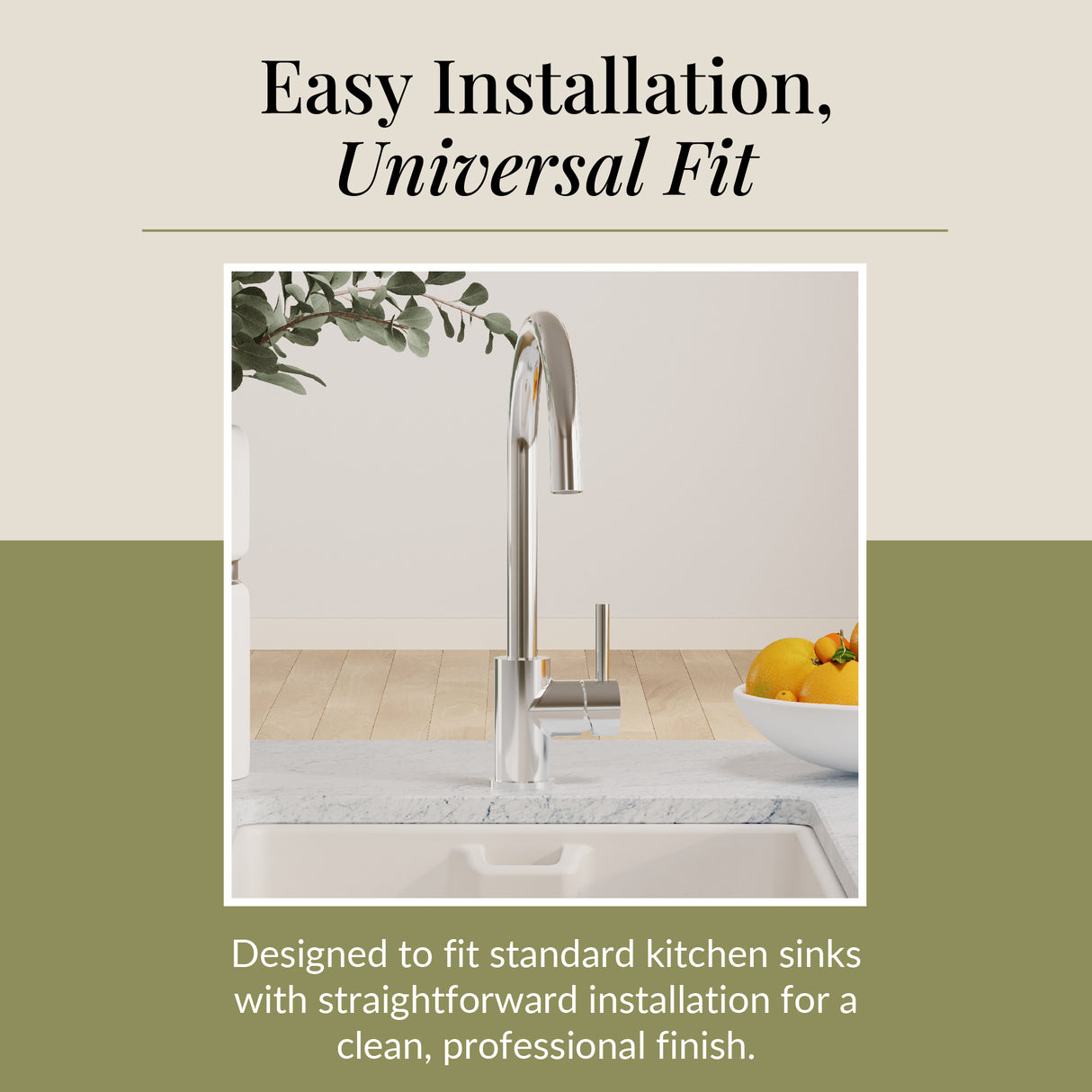 Lacerta Kitchen Mono Mixer Tap - Multiple Finish and Handle Options Available