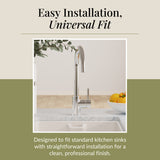 Lacerta Kitchen Mono Mixer Tap - Multiple Finish and Handle Options Available