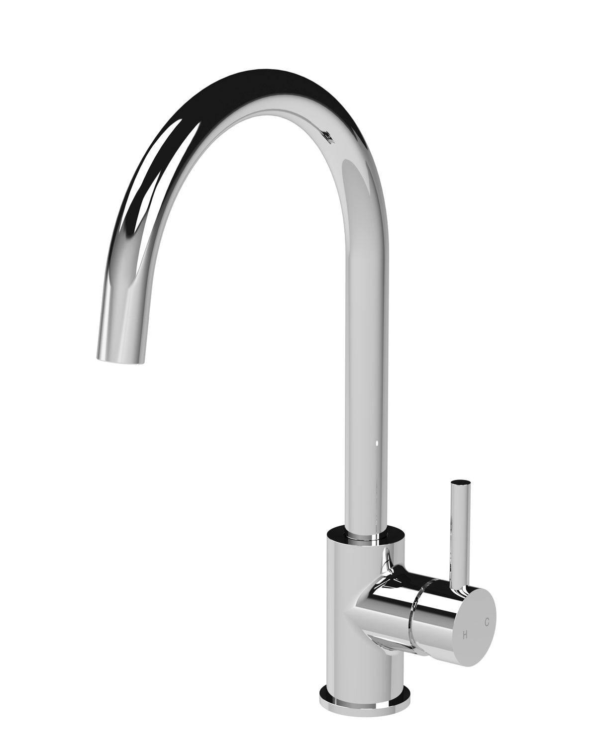 Minimalist Kitchen Mono Mixer Tap - Multiple Finish and Handle Options Available