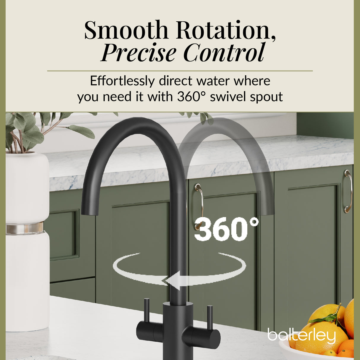 Lacerta Kitchen Mono Mixer Tap - Multiple Finish and Handle Options Available