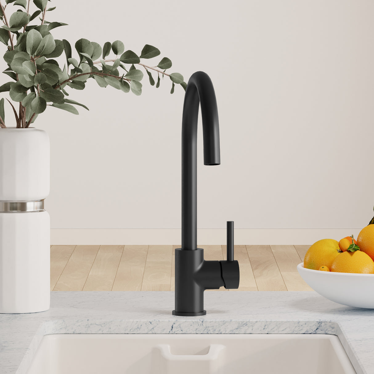 Lacerta Kitchen Mono Mixer Tap - Multiple Finish and Handle Options Available