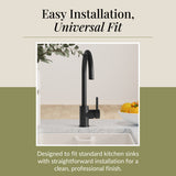 Lacerta Kitchen Mono Mixer Tap - Multiple Finish and Handle Options Available