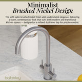 Lacerta Kitchen Mono Mixer Tap - Multiple Finish and Handle Options Available