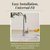 Lacerta Kitchen Mono Mixer Tap - Multiple Finish and Handle Options Available