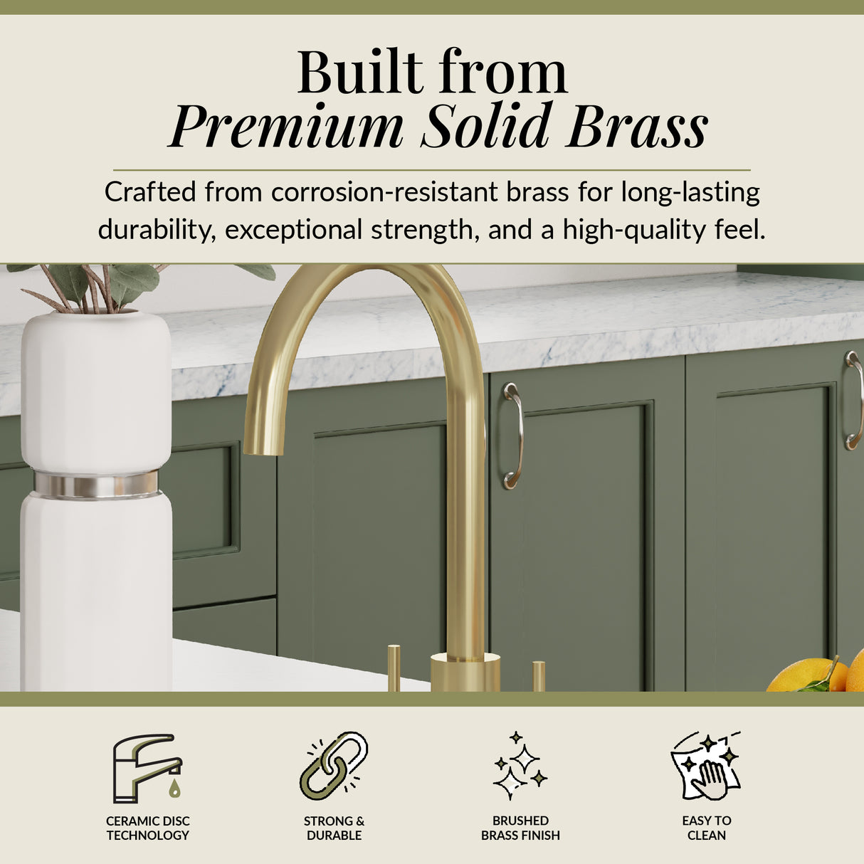 Lacerta Kitchen Mono Mixer Tap - Multiple Finish and Handle Options Available