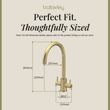 Lacerta Kitchen Mono Mixer Tap - Multiple Finish and Handle Options Available