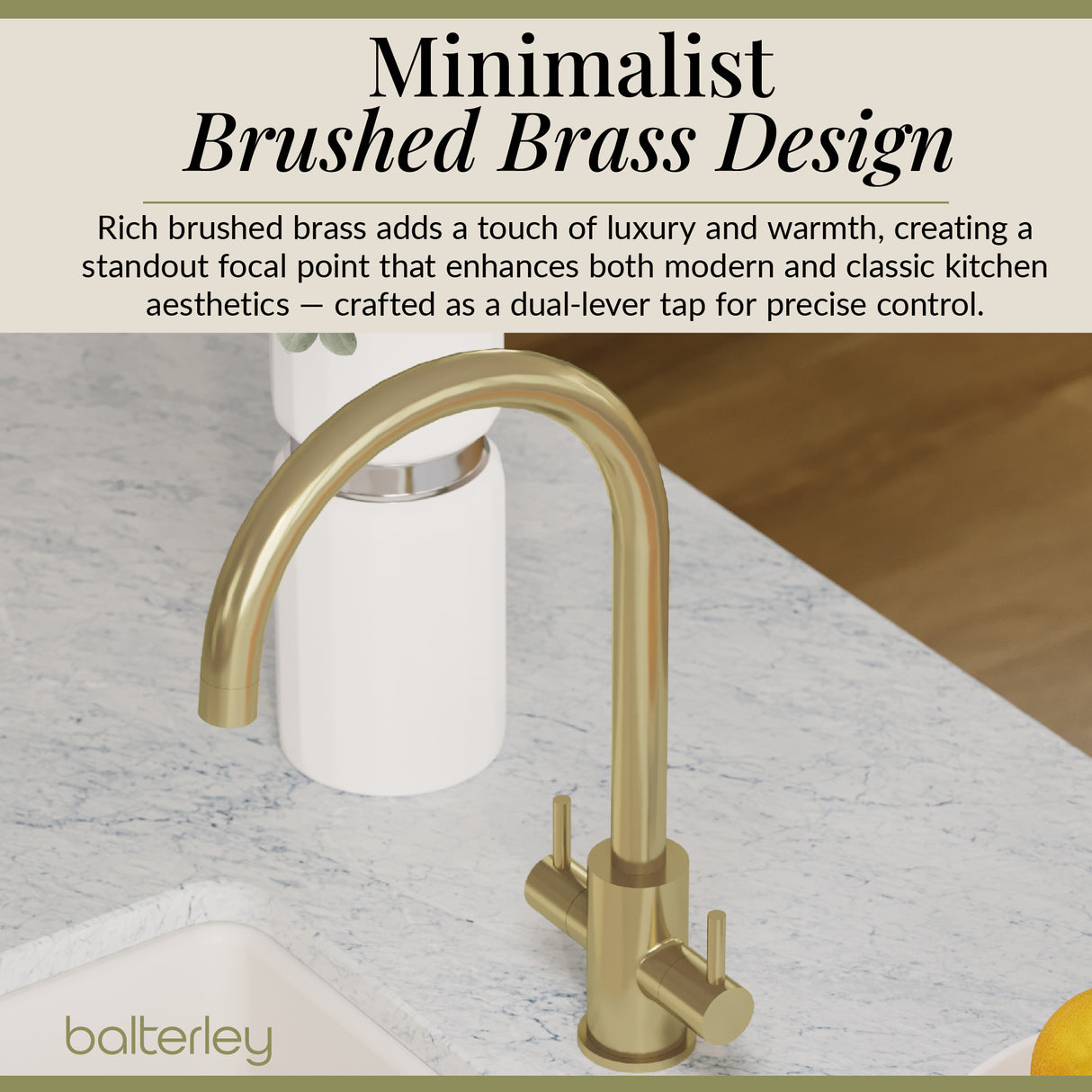 Lacerta Kitchen Mono Mixer Tap - Multiple Finish and Handle Options Available