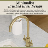 Lacerta Kitchen Mono Mixer Tap - Multiple Finish and Handle Options Available