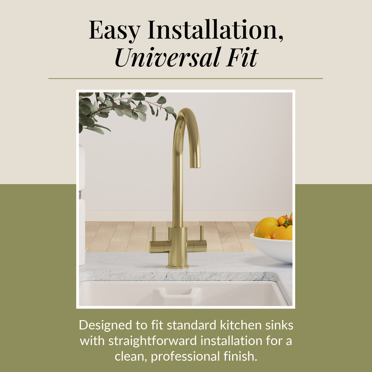 Lacerta Kitchen Mono Mixer Tap - Multiple Finish and Handle Options Available