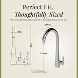 Kitchen Mono Mixer Tap - Multiple Finishes and Handle Options Available