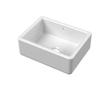 Single Bowl Fireclay Ceramic Kitchen Sink with Overflow