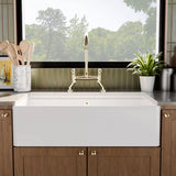 Fireclay Ceramic Kitchen Sink with Ledge - Choice of Design and Style