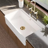 Fireclay Ceramic Kitchen Sink with Ledge - Choice of Design and Style