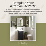 Soft Square LED Illuminated Touch Sensor Mirror with Demister, 700mm x 500mm