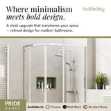 Round Thermostatic Shower Kit with Fixed Head & Adjustable Handset - Multiple Colours Available