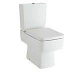 Modern White Semi Flush-to-Wall Toilet and Cistern – 610mm