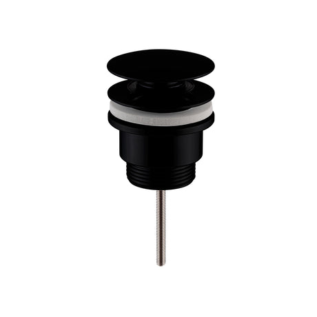 Universal Round Push Button Basin Waste, Slotted & Unslotted - Choice of Finish