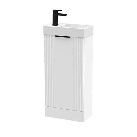 Retro Floor Standing  Bathroom Cloakroom Vanity Basin Unit - Multiple Colours