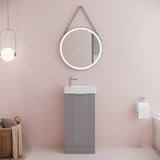Retro Floor Standing  Bathroom Cloakroom Vanity Basin Unit - Multiple Colours
