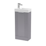 Retro Floor Standing  Bathroom Cloakroom Vanity Basin Unit - Multiple Colours