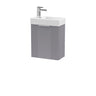 Retro Wall Hung Bathroom Cloakroom Vanity Basin Unit - Multiple Colours
