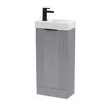 Retro Floor Standing  Bathroom Cloakroom Vanity Basin Unit - Multiple Colours