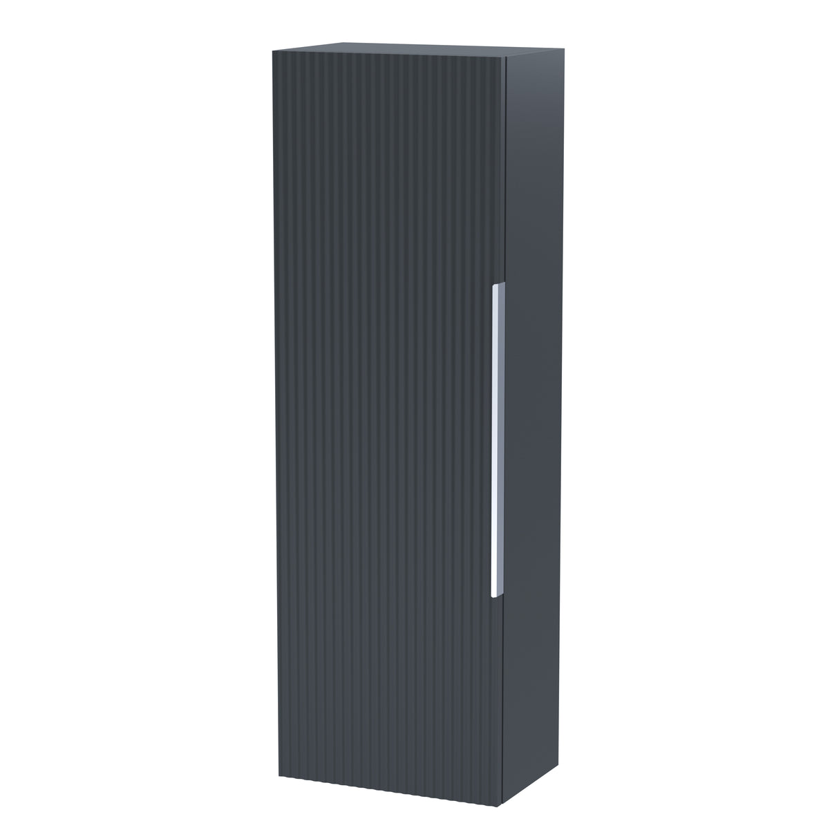 Fluted Tall Bathroom Unit, 400mm, Multiple Colours and Handle Options