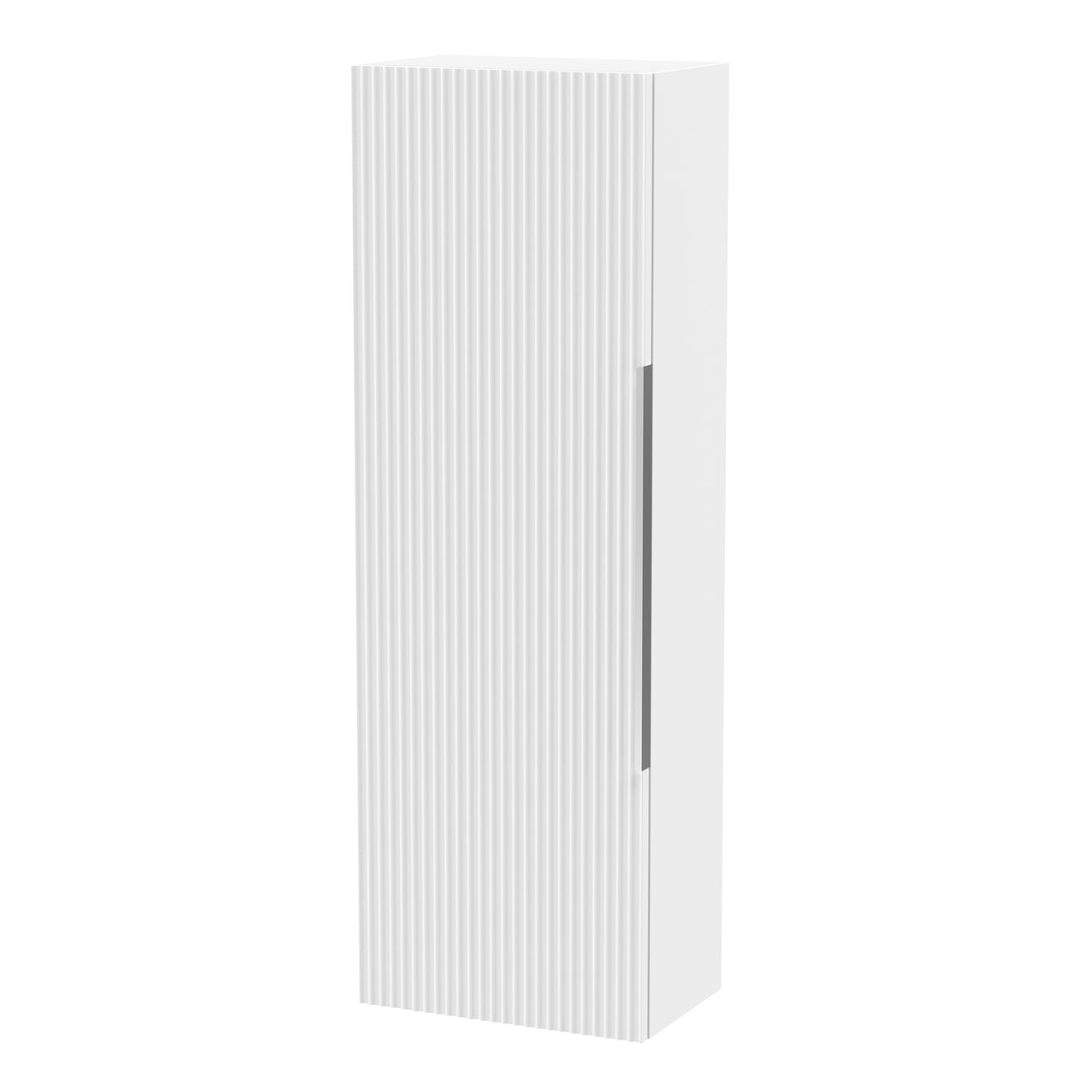 Fluted Tall Bathroom Unit, 400mm, Multiple Colours and Handle Options