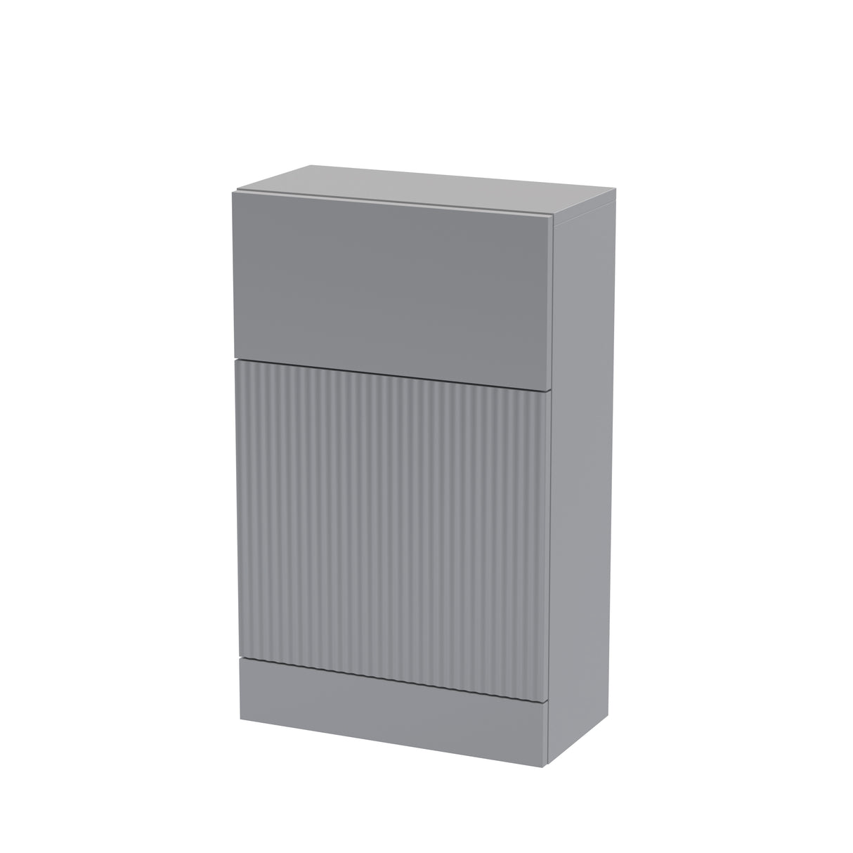 Fluted Front Floor Standing WC Unit, 500mm, Choice of Colour