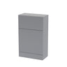Fluted Front Floor Standing WC Unit, 500mm, Choice of Colour