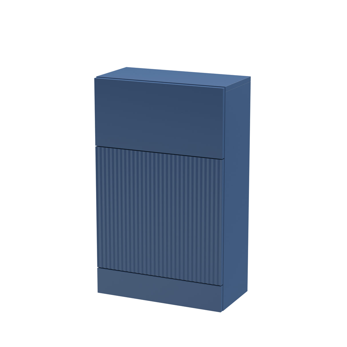 Fluted Front Floor Standing WC Unit, 500mm, Choice of Colour