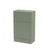 Fluted Front Floor Standing WC Unit, 500mm, Choice of Colour