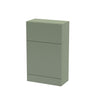 Fluted Front Floor Standing WC Unit, 500mm, Choice of Colour