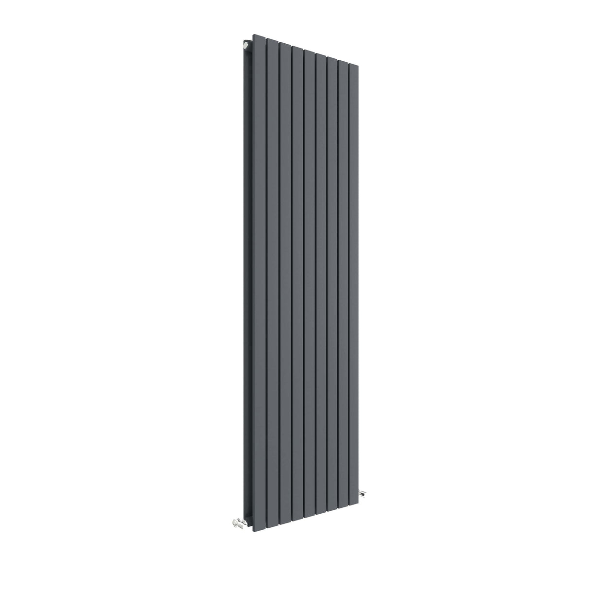 Modern Square Vertical Double Panel Radiator - Choice of Size and Finish