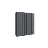 Contemporary Square Horizontal Double Panel Radiator - Choice of Size and Colour