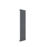 Vertical Single Panel Radiator – Square Design, Anthracite or Satin White, 1500mm & 1800mm