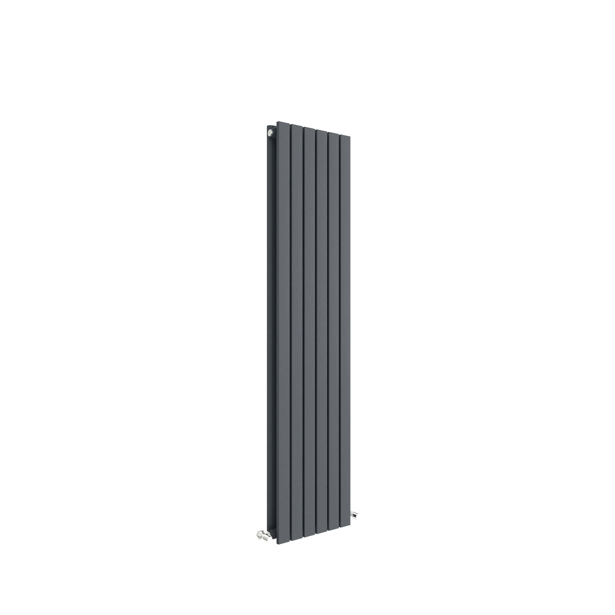 Modern Square Vertical Double Panel Radiator - Choice of Size and Finish
