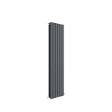 Modern Square Vertical Double Panel Radiator - Choice of Size and Finish