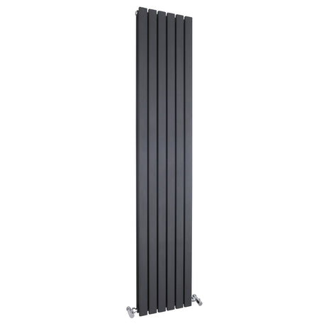 Modern Square Vertical Double Panel Radiator - Choice of Size and Finish