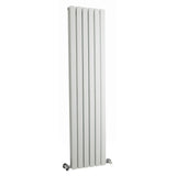 Modern Square Vertical Double Panel Radiator - Choice of Size and Finish