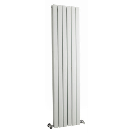 Modern Square Vertical Double Panel Radiator - Choice of Size and Finish