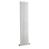 Modern Square Vertical Double Panel Radiator - Choice of Size and Finish