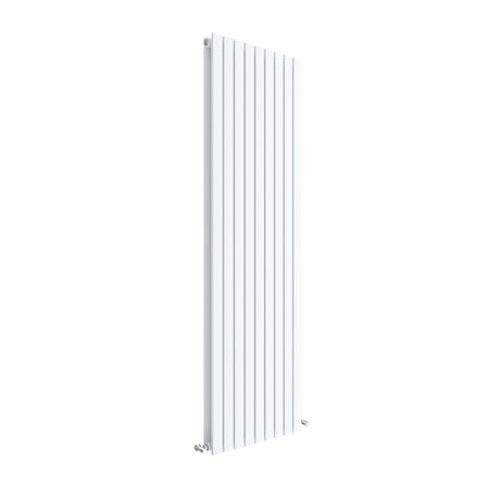 Modern Square Vertical Double Panel Radiator - Choice of Size and Finish