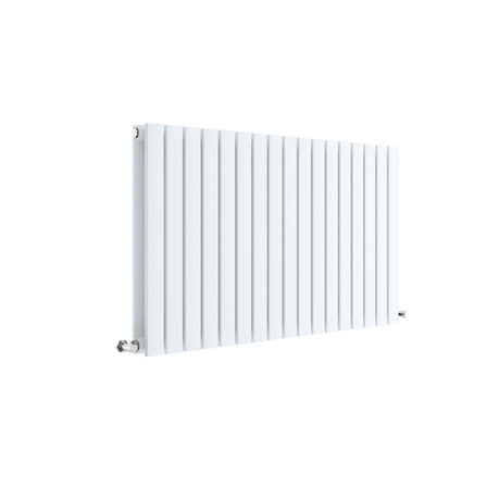 Contemporary Square Horizontal Double Panel Radiator - Choice of Size and Colour