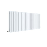 Contemporary Square Horizontal Double Panel Radiator - Choice of Size and Colour